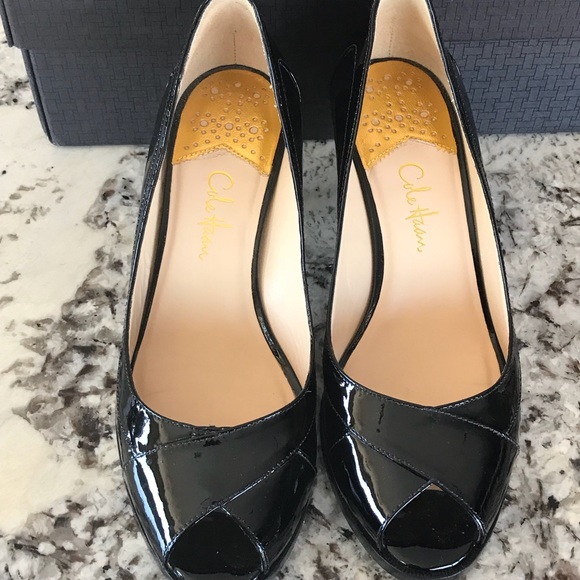 Cole Haan Jena Air Black Heels - Picture 3 of 6